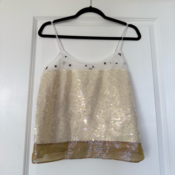 NWT TORY BURCH SEQUIN TOP $1,449 - Picture 5 of 9
